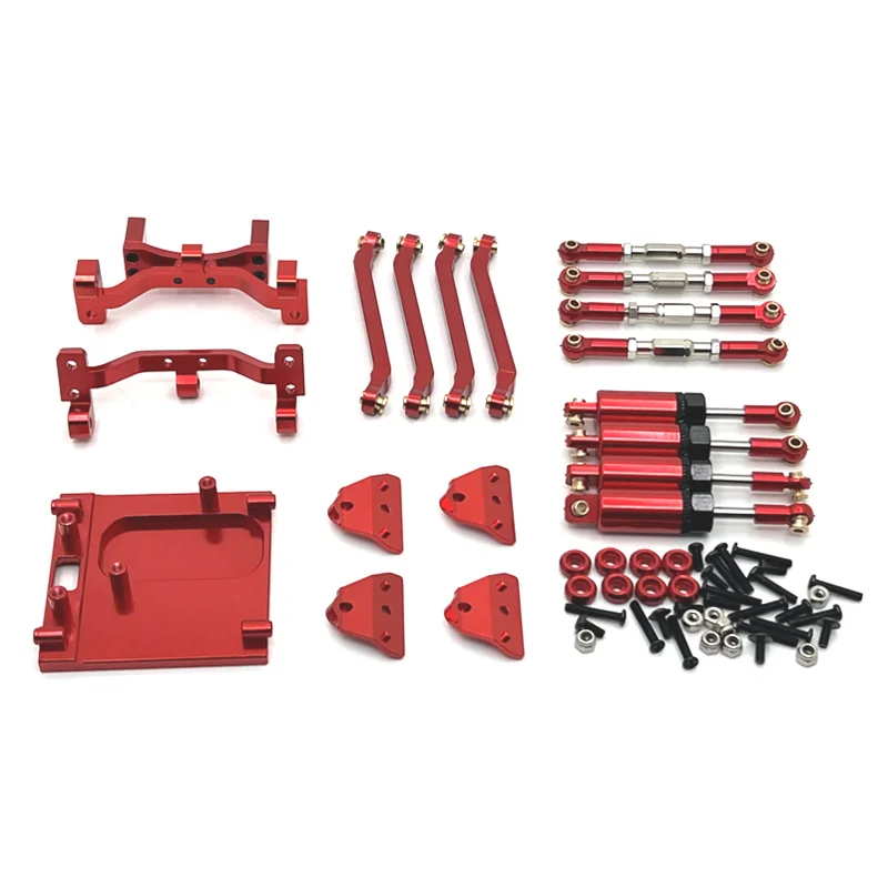 MN 1/12 nuovo pacchetto del Kit dell'ammortizzatore dell'asta di trazione di aggiornamento del metallo delle parti dell'automobile del telecomando MN99S RC