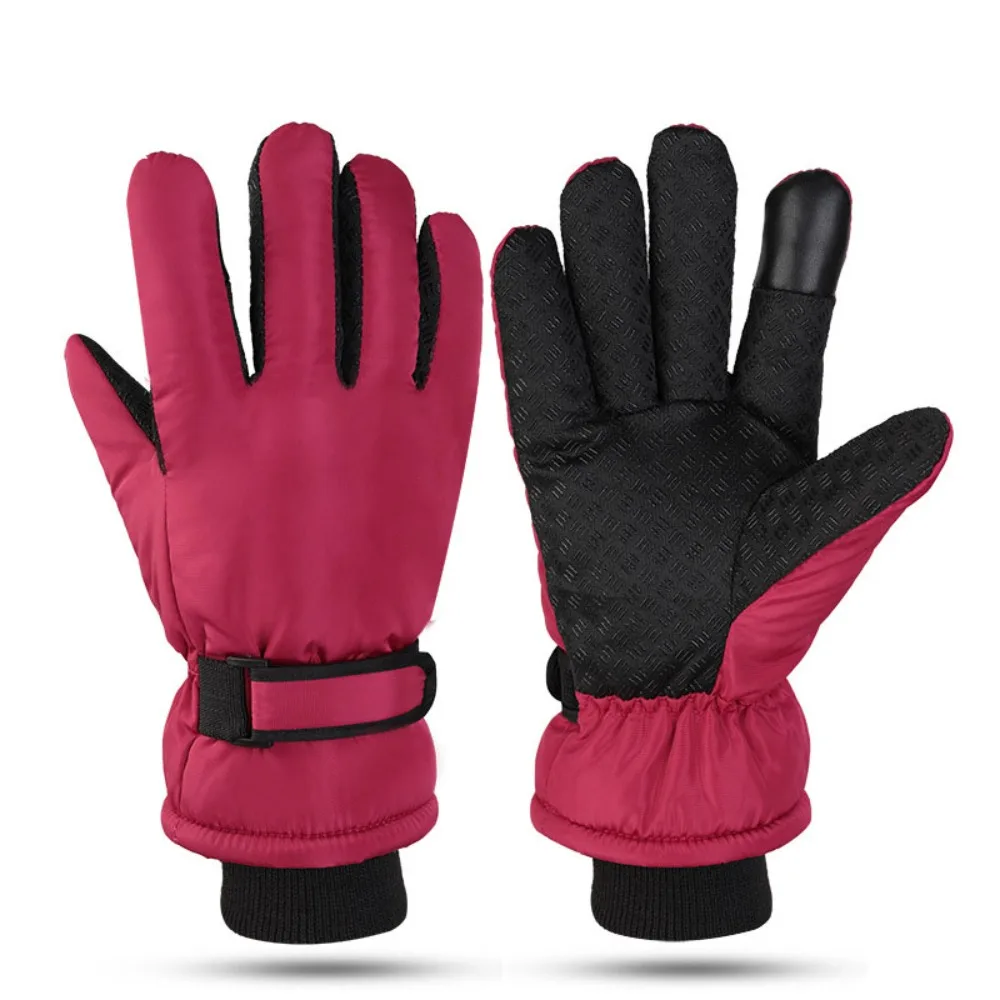 Windproof Warm Ski Gloves Touch Screen Thickened Winter Warm Gloves Waterproof Thermal Insulation Motorcycle Cycling Gloves
