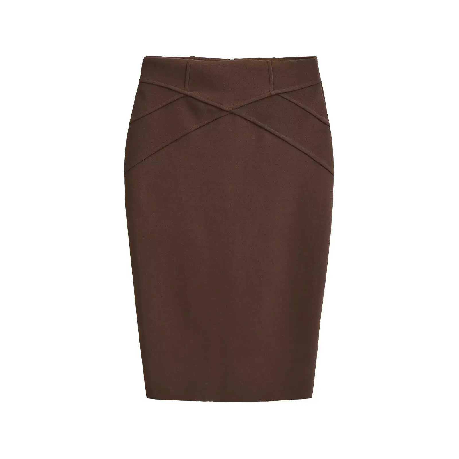 ارتفاع الخصر Bodycon تنورة المرأة Faionable تخفيف Sle مبطن الربط تنورة البوليستر النايلون سستة با افتتاح