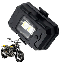 7 Color Motorcycle Lights 4 Modes Warning Lights Motorcycle LED Mini Signal Light Turn Signal LED for RC Airplane Helicopter Car