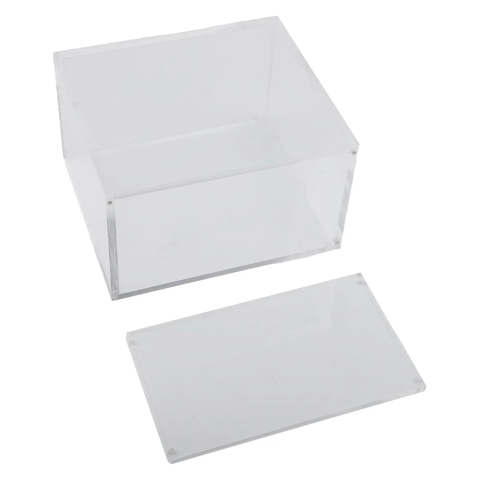 1pc Acrylic Magnetic Display Box For ETB Collectibles Cases Dustproof Stackable Clear Magnetic Closure Box Card Holder
