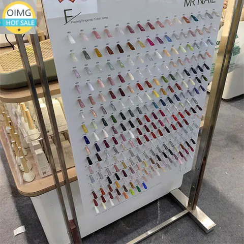 Factory Can Customize Nail Polish Display Book Plastic Display Board Salon Can Use Comparable Acrylic Nail Gel Display Board