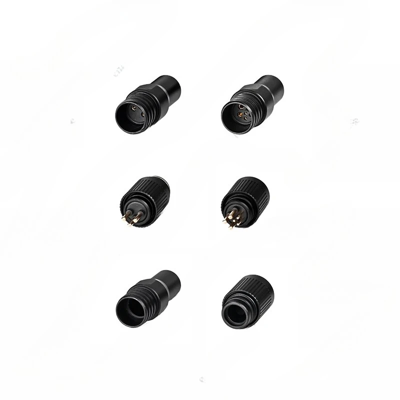 Watertight Connector M10 Waterproof Aviation Plug Underwater Wire-to-wire Connector Short Plug Female Seat Male Cable