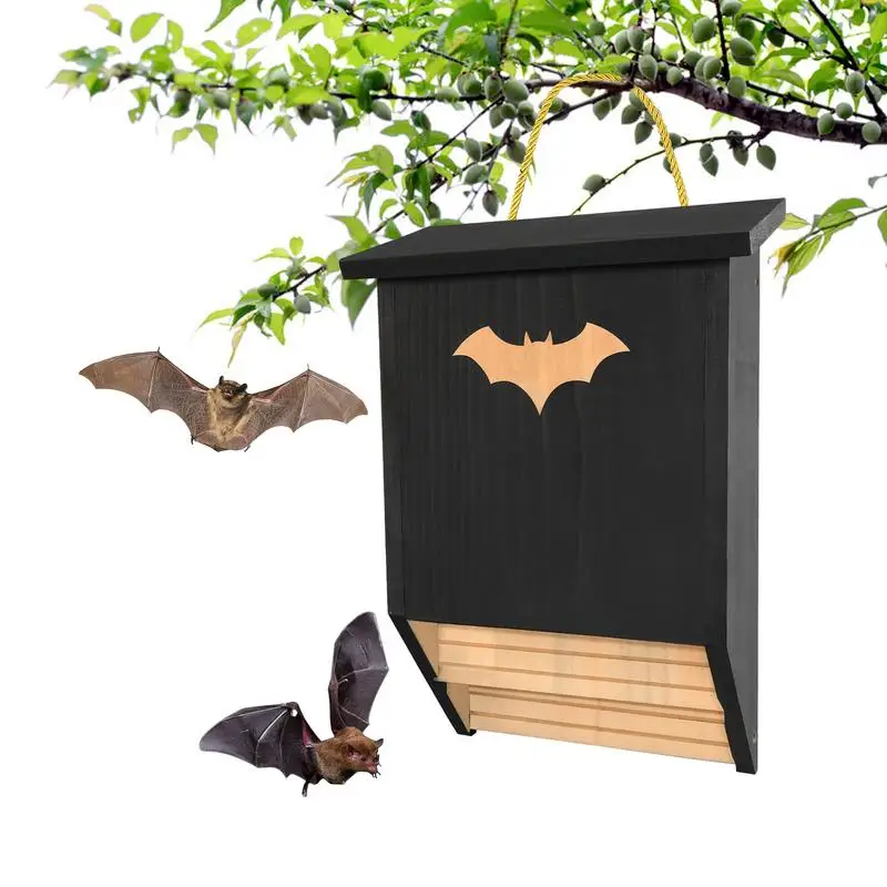 Artificial Bat Kit For Outdoors Bats Sturdy Spacious Handcrafted Design Bat Box Shelter Bat Kit For Outdoor Yard lawn Garden