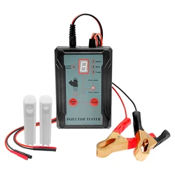 Tester e adattatore per iniettori di carburante per la pulizia diagnostica degli iniettori Kit di strumenti per la pulizia fai-da-te 12V/5V Commutabile da cortocircuito