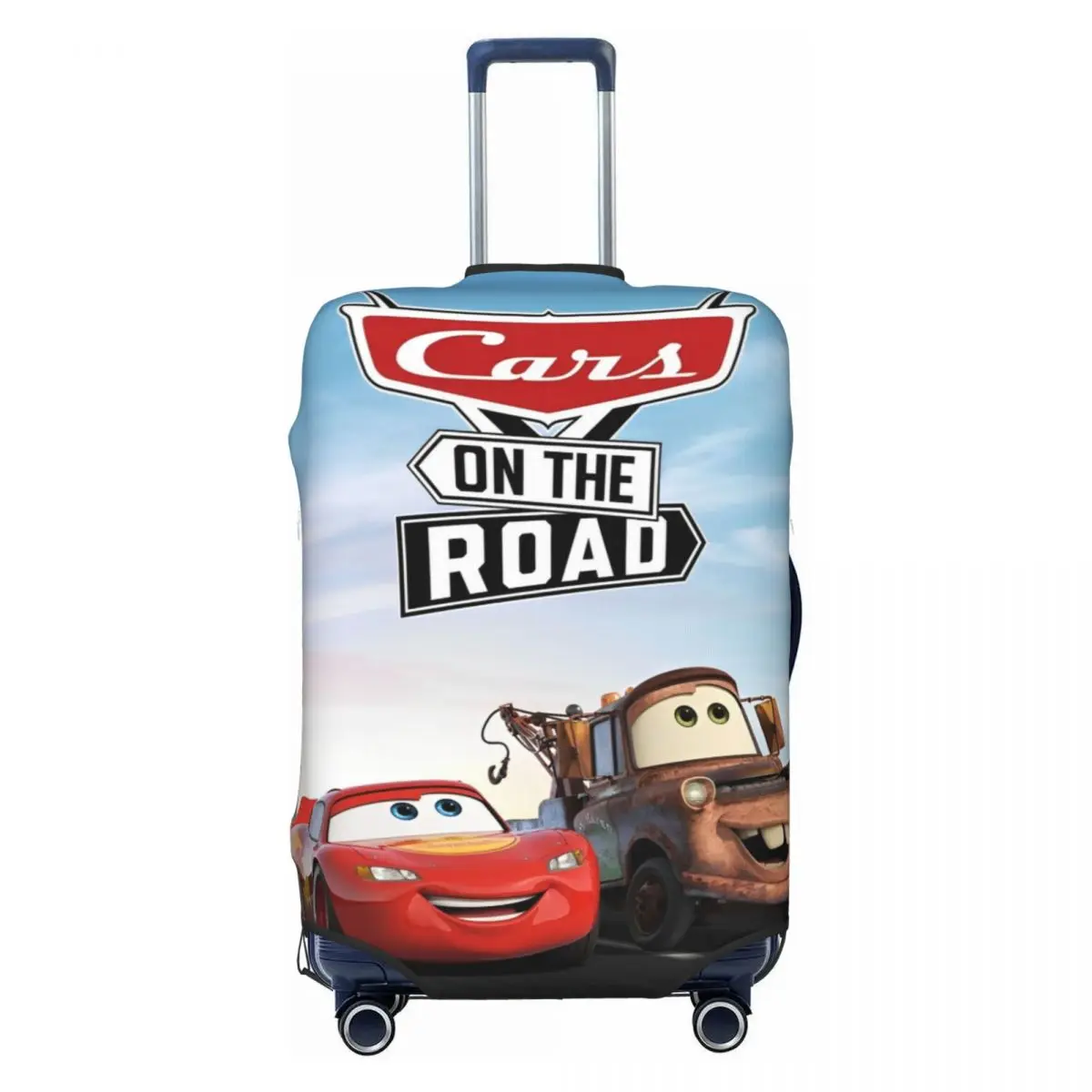 Sally I'm Lightning Cars Mcqueen Luggage Cover Fits 18-32 Inch Suitcases Elastic Suitcase Cover Protector Travel Accessories