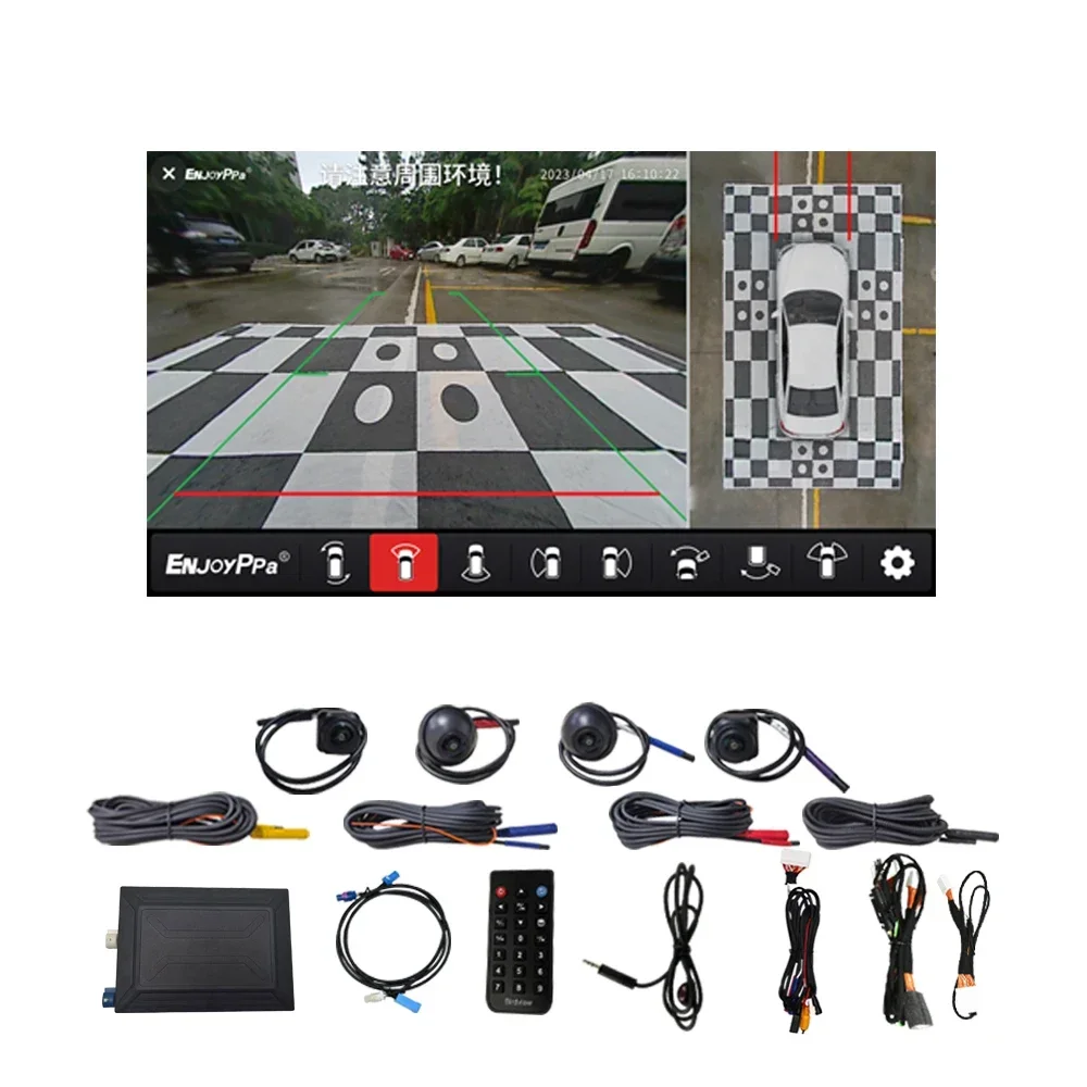 360 Surrounding VIEW Car Camera Star Night Vision 360 Degrees Panoramic Parking System for Honda Harrier