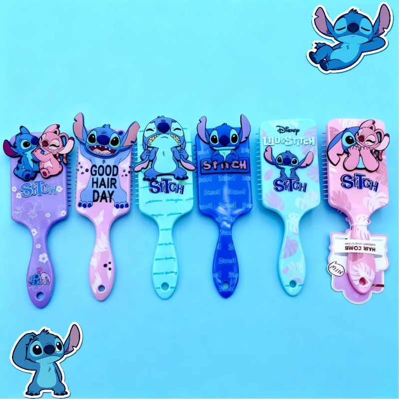 

MINISO Stitch периферийная детская расческа на воздушной подушке с героями мультфильмов, милая и портативная расческа, подарок для девочек и студентов