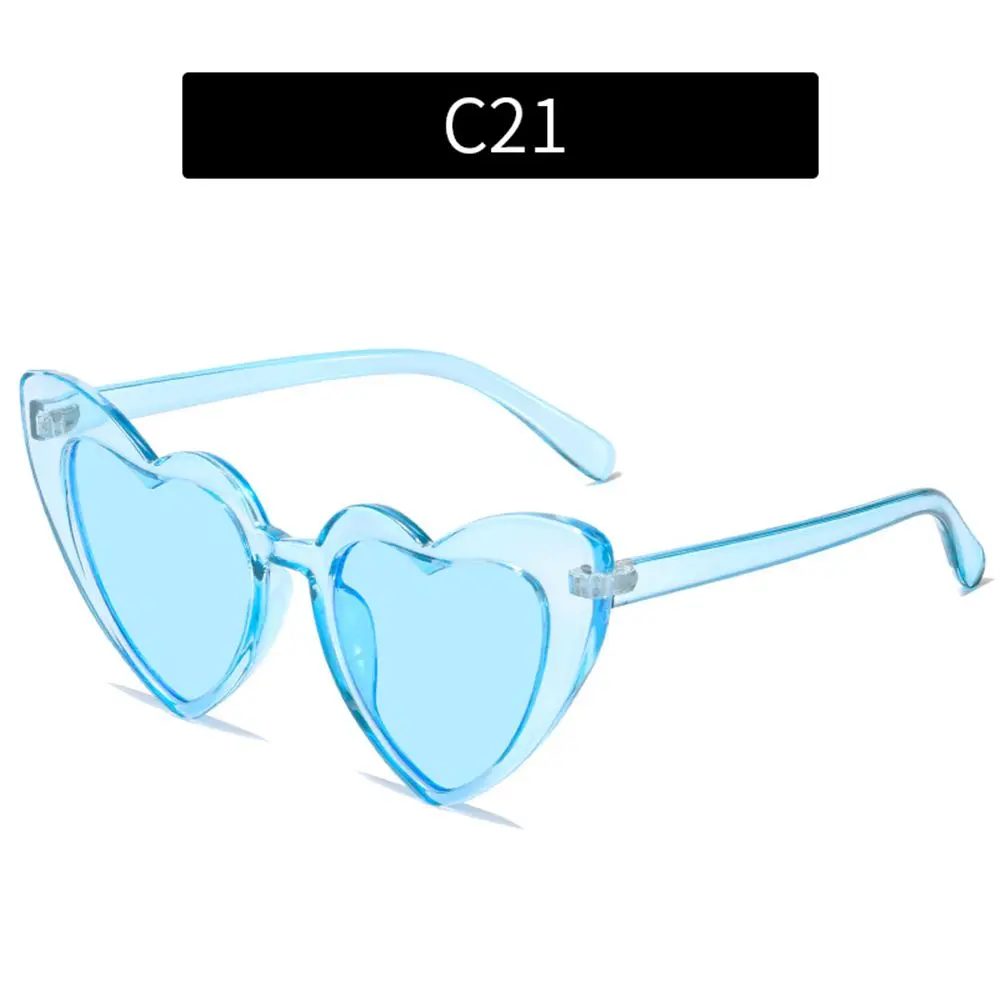 Retro Clout Goggle Love Heart Sunglasses Heart-Shaped Sunglasses Eyewear UV400 Protection Vintage Sunglasses