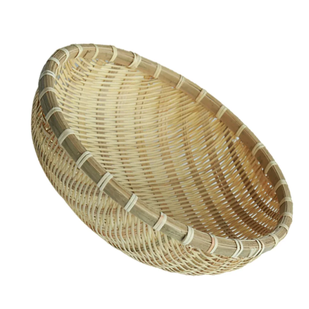 

Bamboo Basket Pantry Storage Baskets Fruit Bin for Standing Fruits Fresh Animal