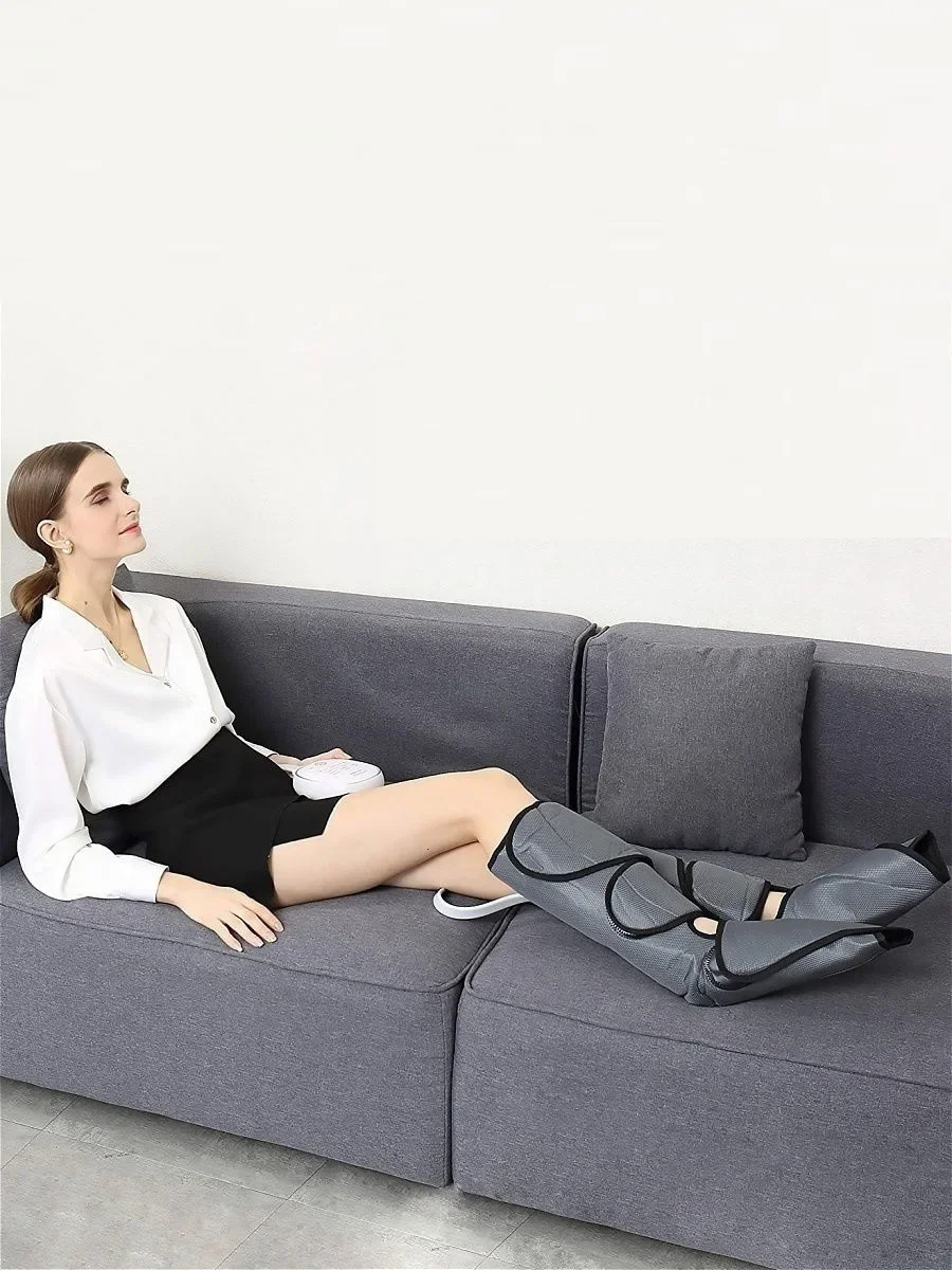 Air Compression Leg Foot Massager Vibration Infrared Therapy Arm Pneumatic Air Wrap Preheating Therapy Boots Promote Blood