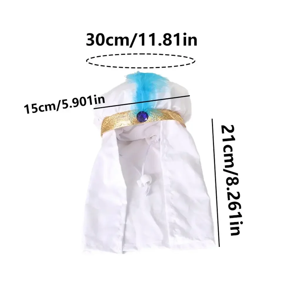 Fashion Pet Dress Up Saudi Arabia Pet Hat Adjustable Pet Accessory Pet Sunhat Cap Cat Dog Dress Up Headscarf Party - Image 6