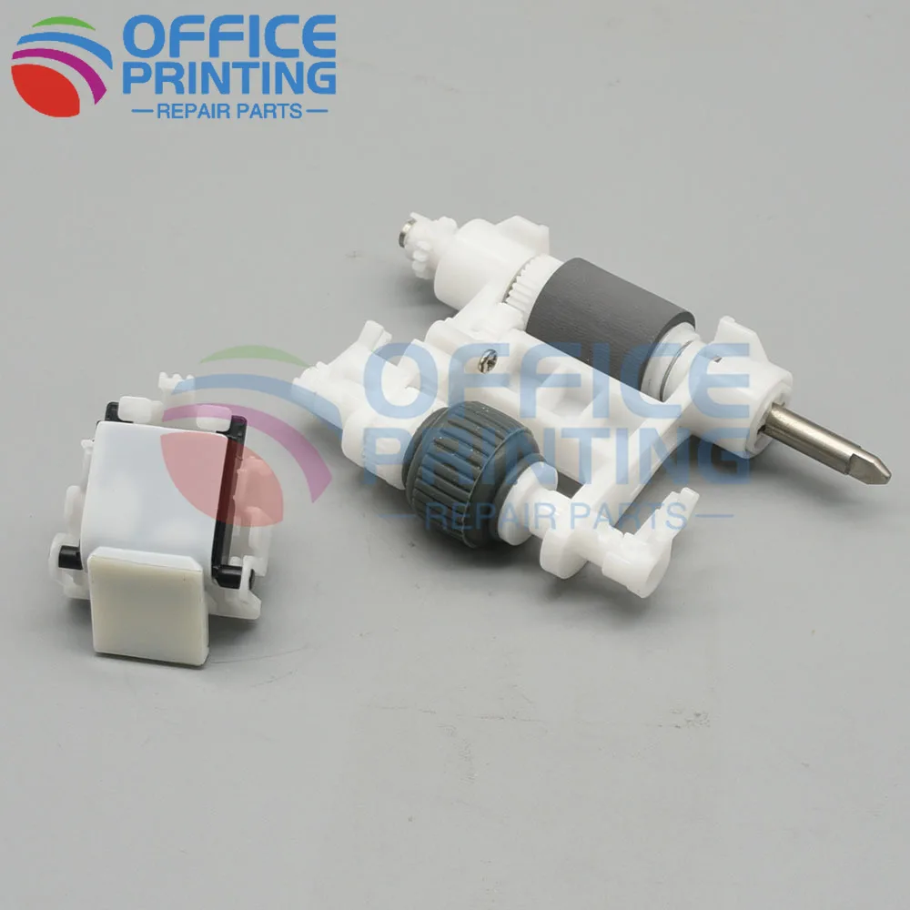 ADF Pickup Roller + Separation Pad compatible for HP 4700 CM4730 M4345 9200C 9250C 4345 4730 Q5997A Q5997-67901 Printer Paper Ro