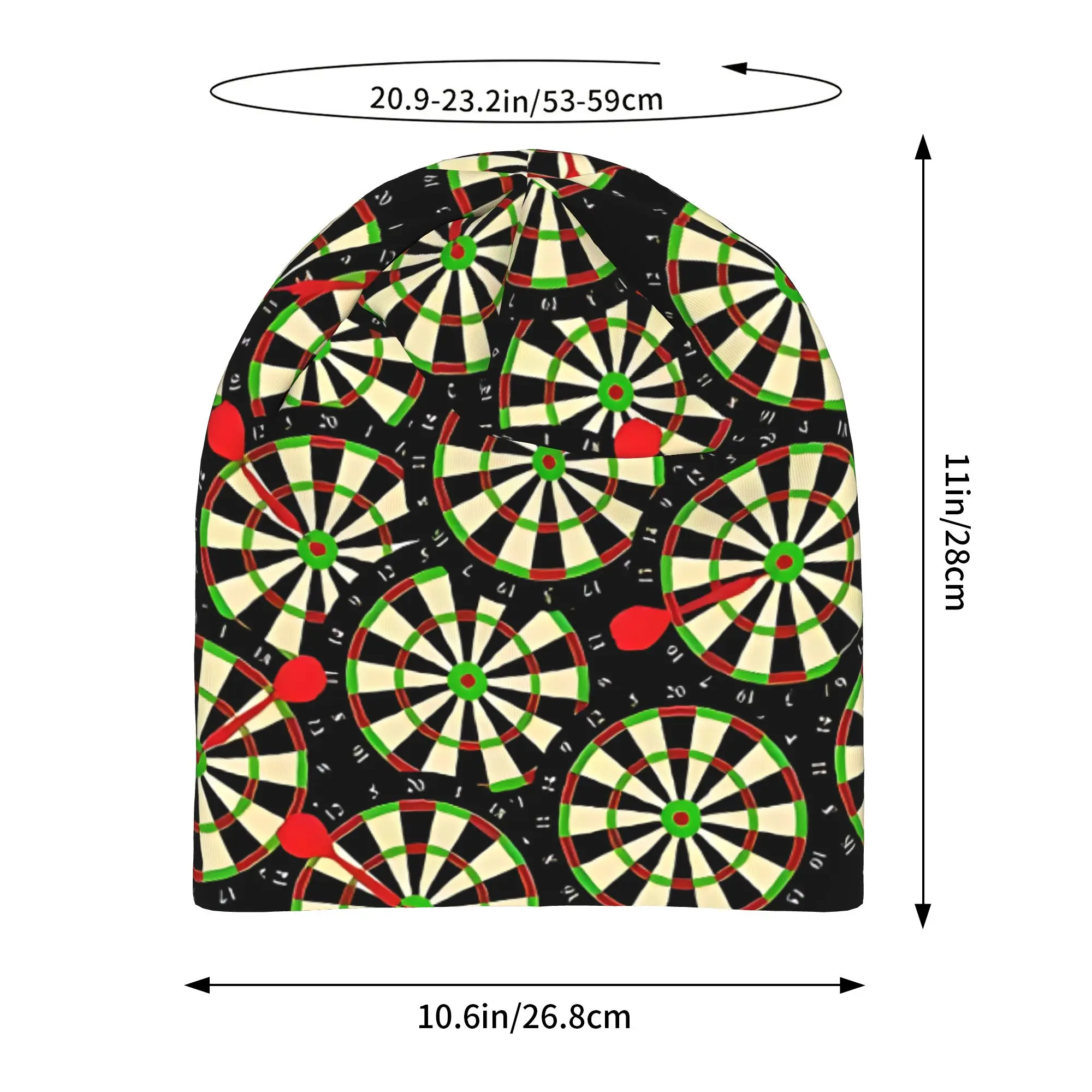 Gorros   Summer Hats Dartboards And Darts Thin Hat Bonnet Hipster Skullies Beanies Caps Men Women's Earmuffs