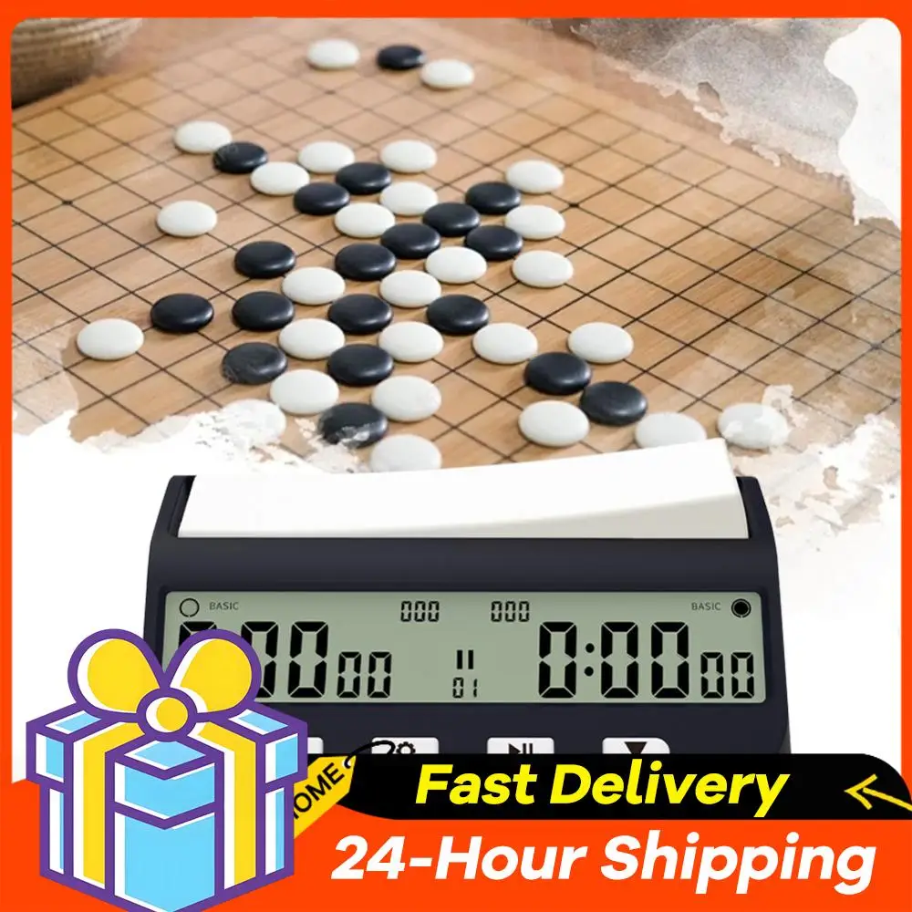 

Chess Clock with Basic Delay and Positive Time Features Game Timer Competition Game Stopwatch for Board Games