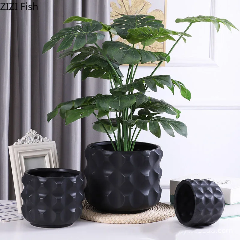 Nowoczesny Design minimalistyczny ceramiczny kwiat w wazonie doniczkowy doniczkowy ukลad dekoracyjny kwiat dekoracja biurka wazony porcelanowe