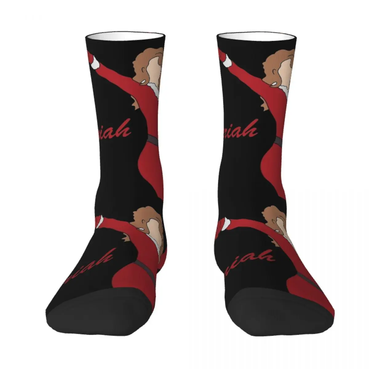 Men Socks Mariah Singer Carey Have A Mariah Christmas Stockings Winter Gothic Socks Custom Running Sports Anti Bacterial Socks