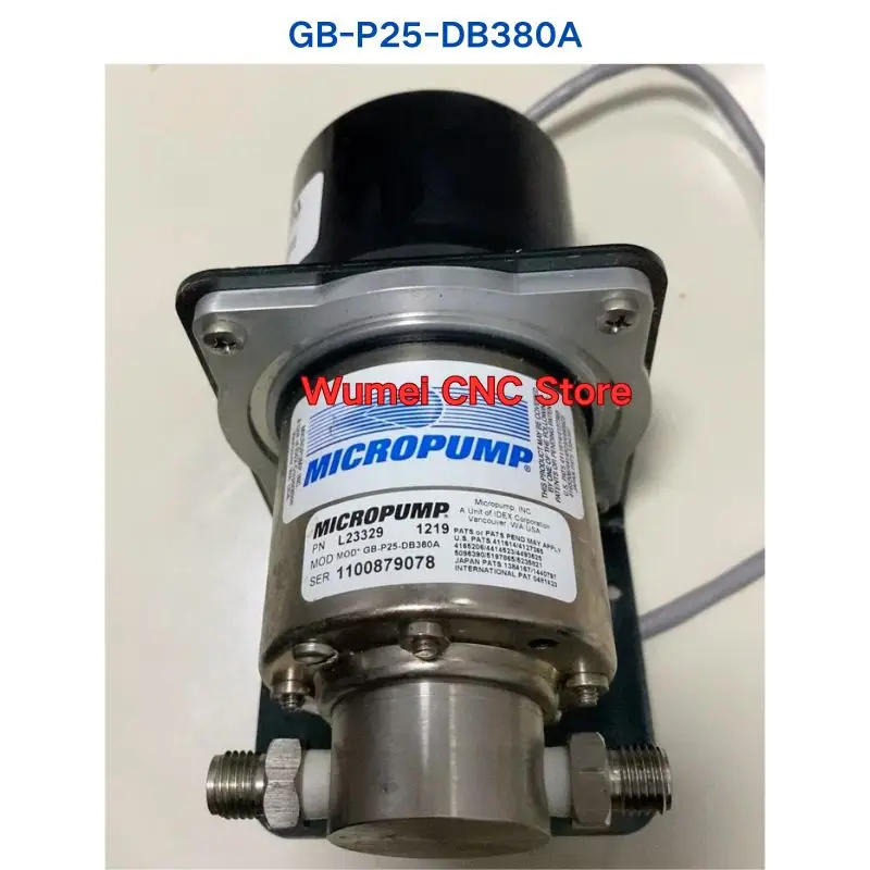 Second-hand test OK MICROPUMP Magnetic gear pump L23329 GB-P25-DB380A Full range of models, please consult for others