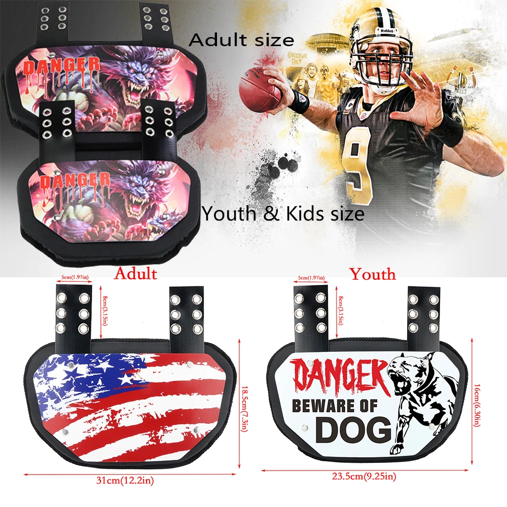 Football Sports Back Plate - Rear Protector Lower Back Pads For Football Players