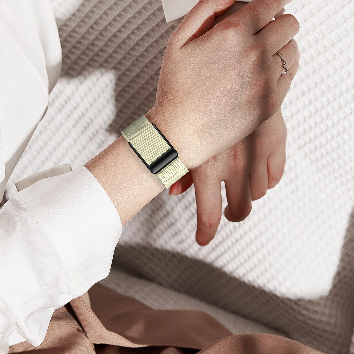 حزام نايلون لـ Whoop 5.0 4.0 3.0 الفرقة الرياضية بسط سوار ساعة كوريا حزام مرن لاستبدال حزام Whoop 5.0 4.0 3.0