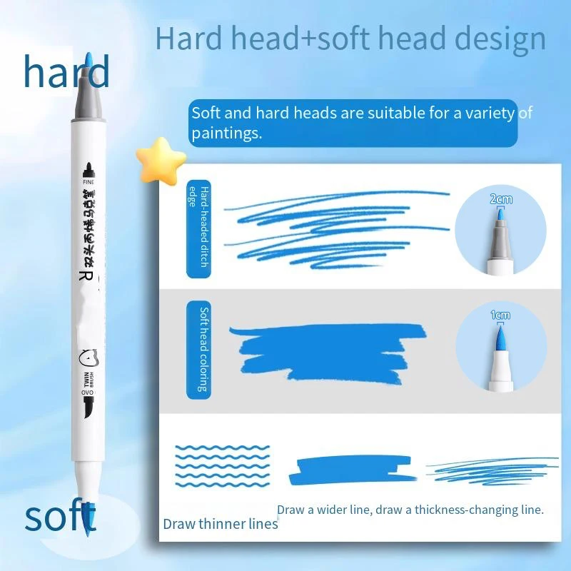 

Hero Acrylic Marker H2031 Hand-Painted Colorful Pen Washable Kidsren's Primary School Students Special Art Watercolorful Pen