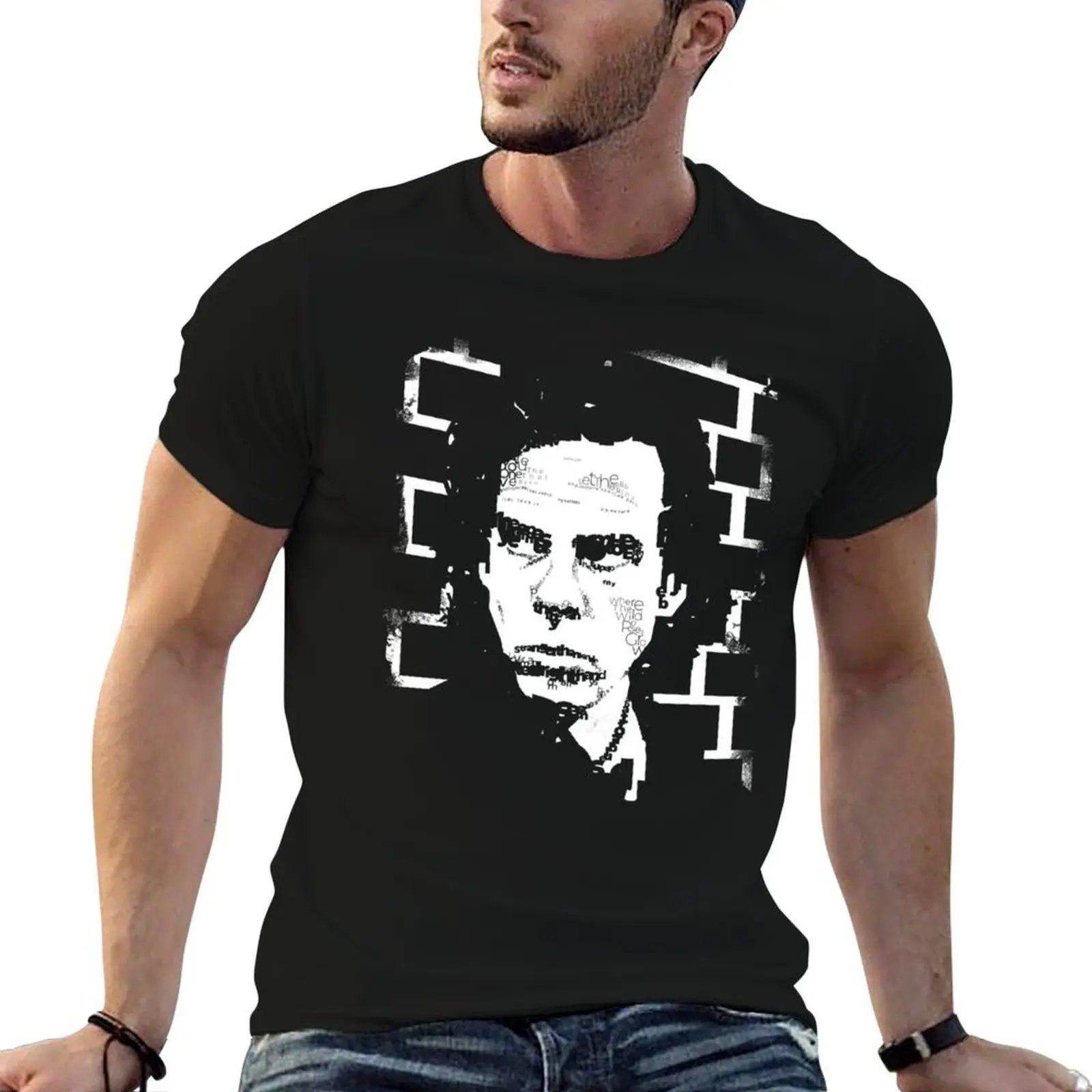 

Portrait T-Shirt cotton shirts anime shirt shirt man casual man t Cave Typographic Art t man t for Nick