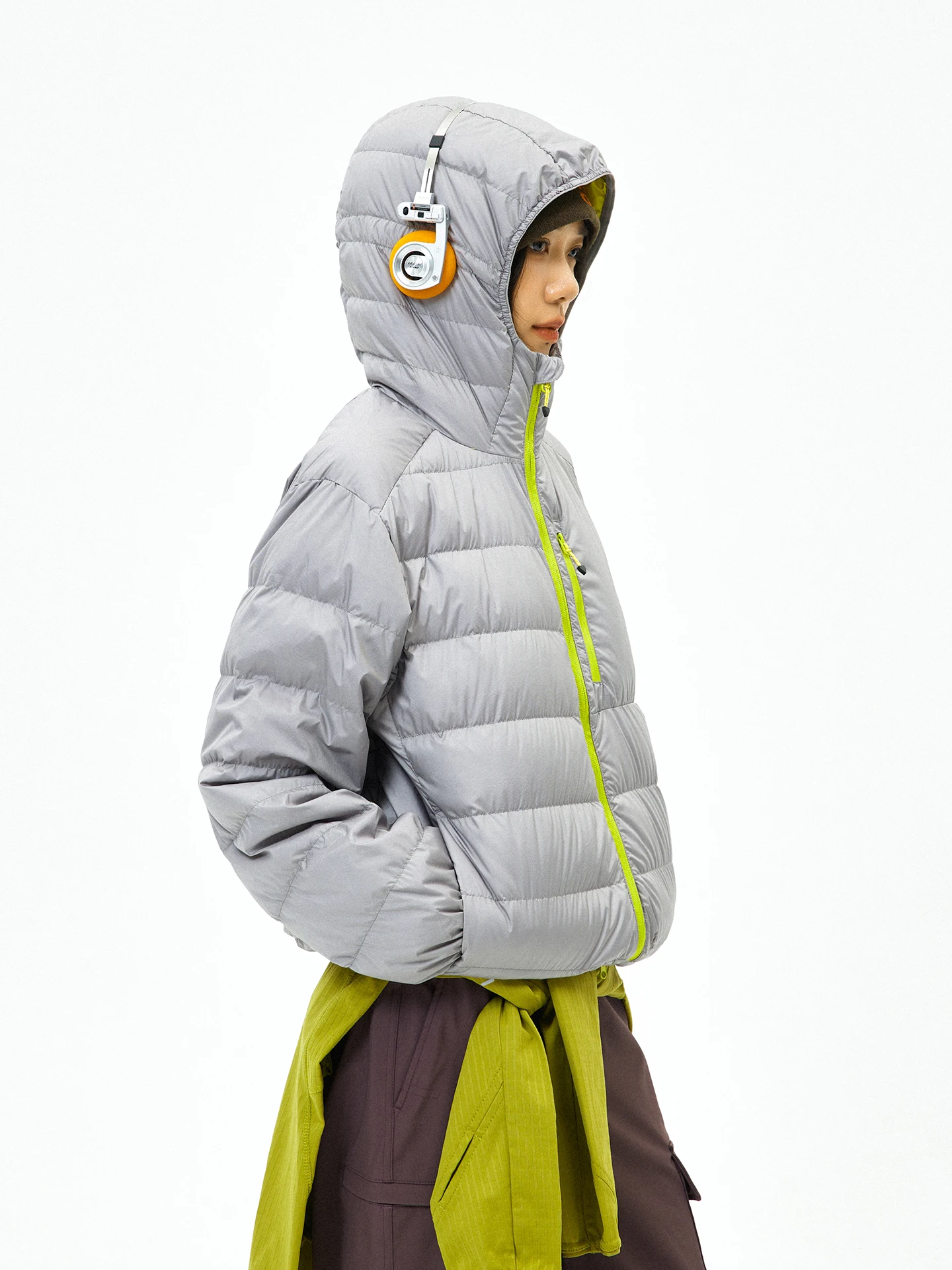 

Женский зимний уличный жилет с капюшоном, легкий, водонепроницаемый, с наполнителем из 90% белого утиного пуха, на молнии, с длинными рукавами