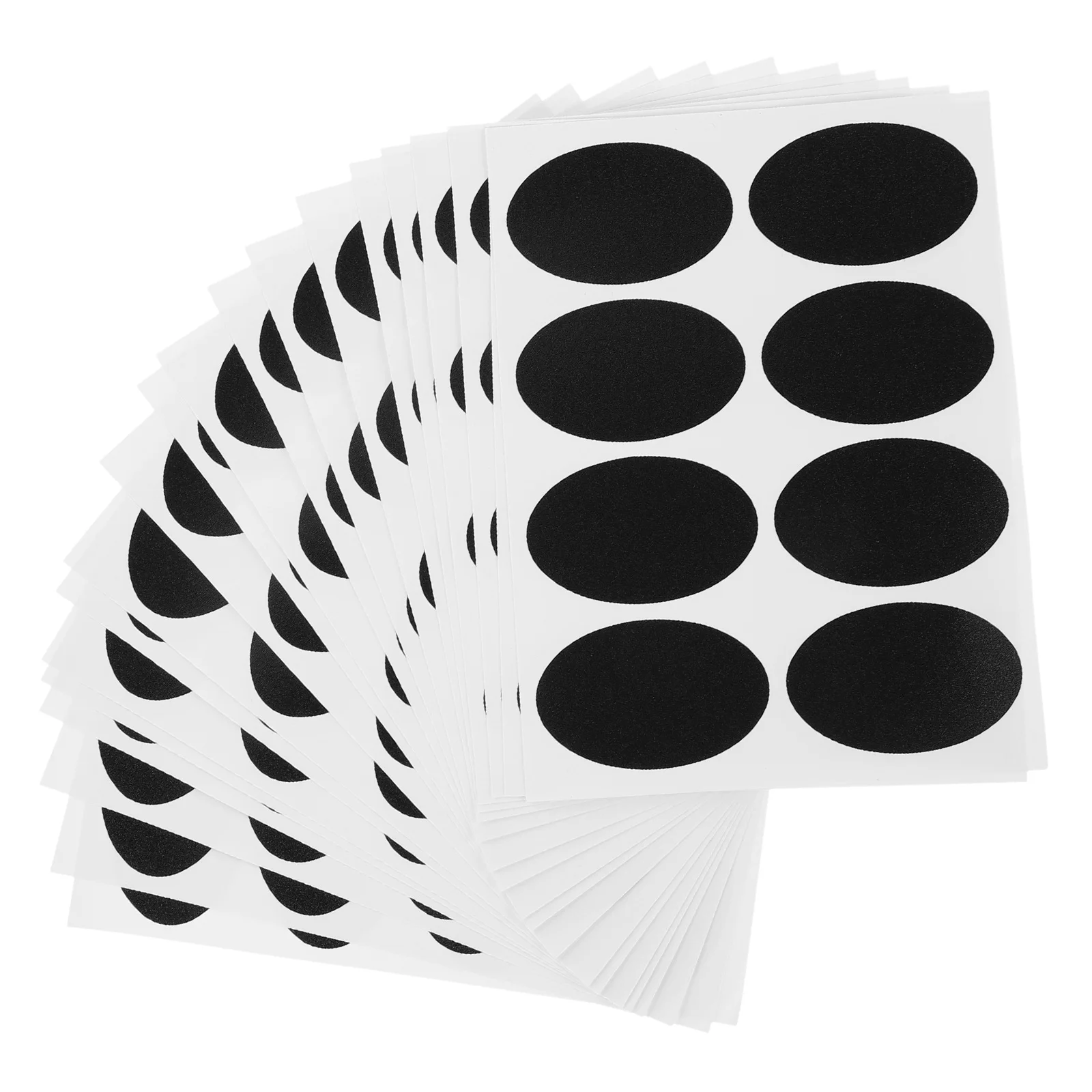 Self-Adhesive Stickers For Kitchen Seasoning Bottles Waterproof Classification Label Oval Bottle Sticker Folder Label