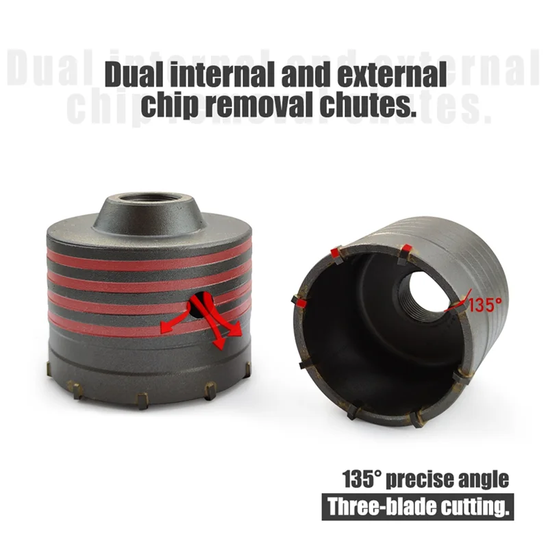 

SYW-SDS Plus Ударные дрели Настенная кольцевая пила Набор сверл Режущие инструменты с круглым валом Открывалка для отверстий в бетоне, цемента, камня