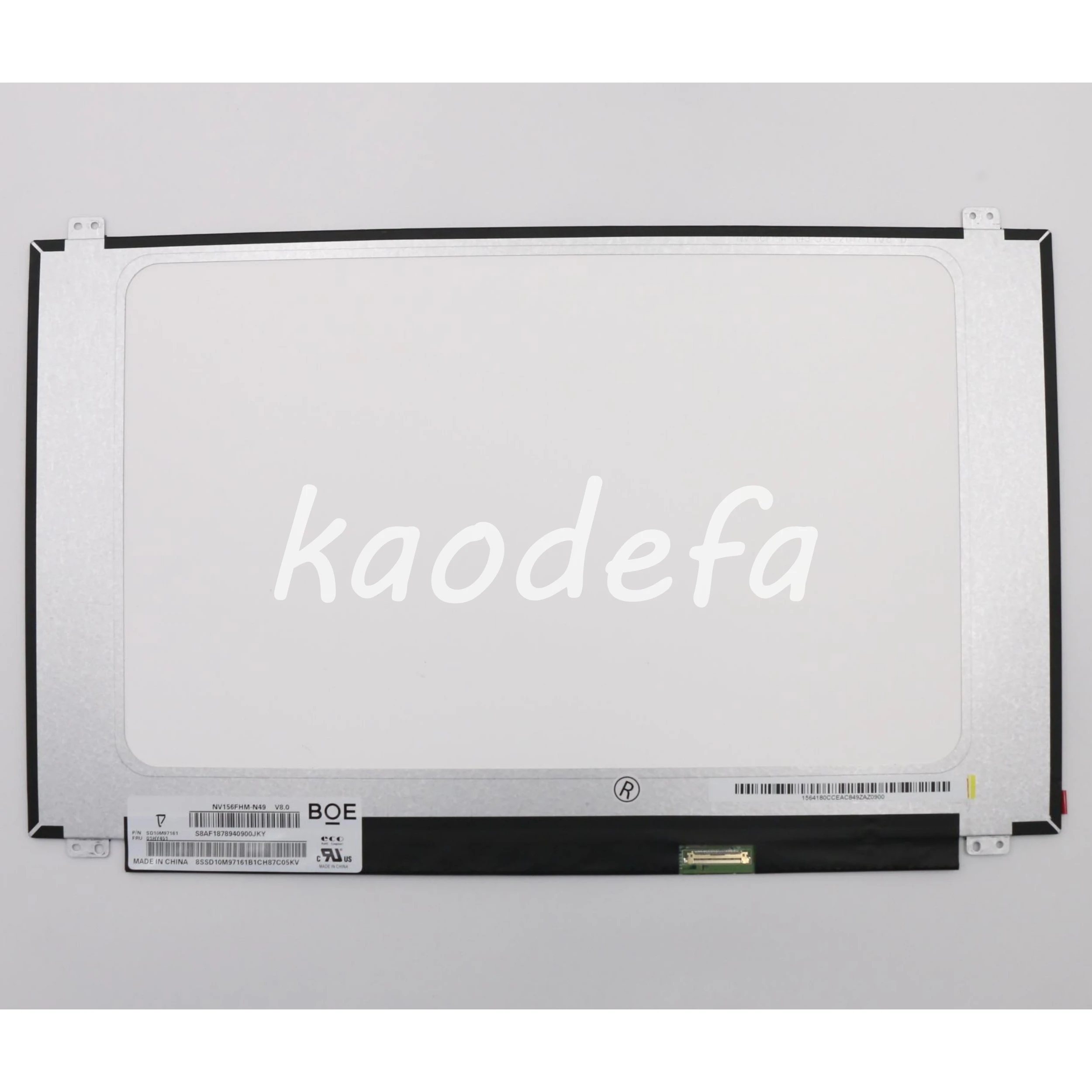 For ThinkPad T580 / P52s laptop Screen 15.6