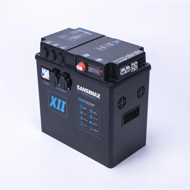 Professional fishing 120ah portable lithium power station 1000wh solar 2000w lithium battery with 2500w inverter