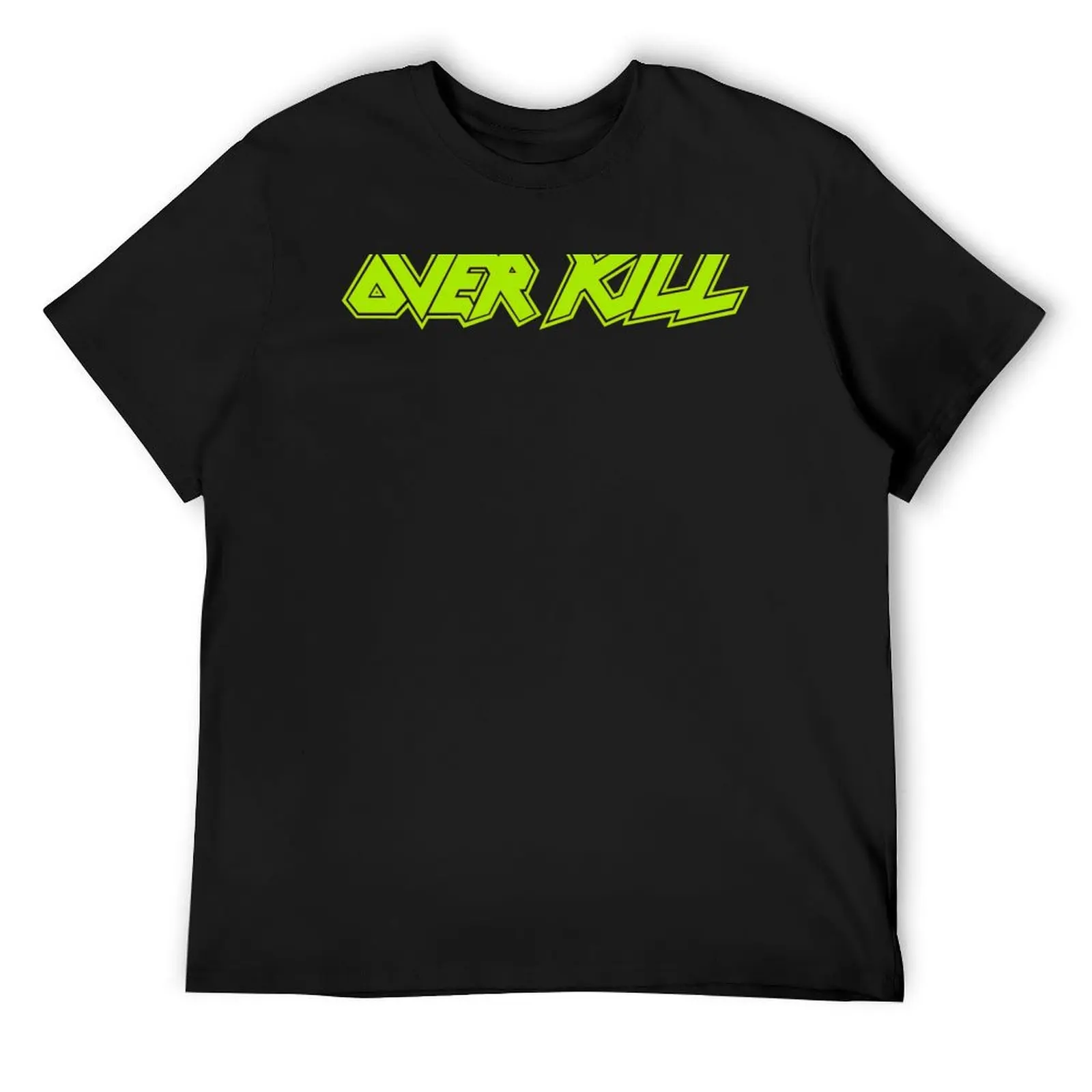 Overkill (Transparent) Green T-Shirt Short sleeve tee tees men workout shirt