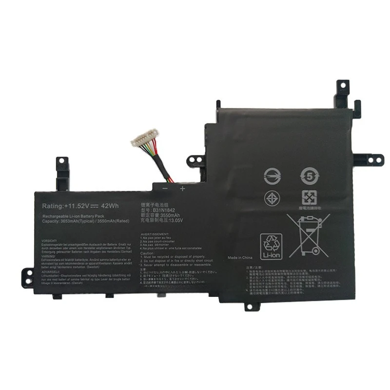 High Quality New B31N1842 Laptop Battery 11.52V 3550mAh for Asus S5500F V5050E V5100E M5100U S531F