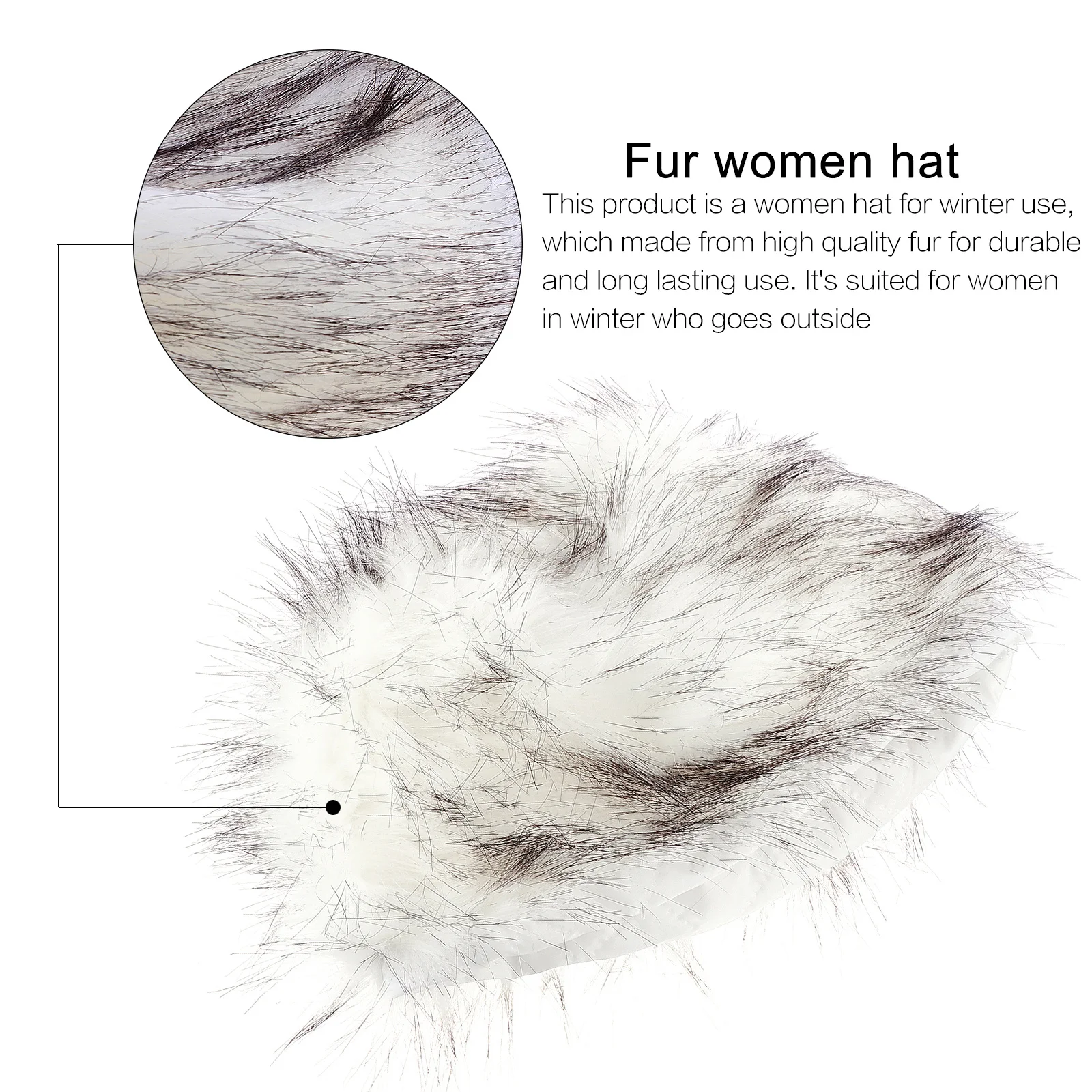 

Warm Cap Women Hat Cap Beanies Cold Weather Winter Women Hat Ear Protection Winter Headwear For Girls