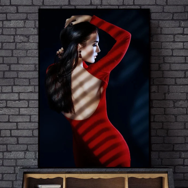 

Modern Art Sexy Women Posters and Prints Canvas Paintings Nordic Wall Art Pictures for Living Room Bedroom Home Decoration