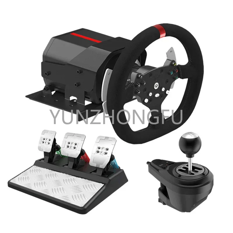 

PXN-V10 Force Feedback Racing Game Steering Wheel 900-degree Compatible PC