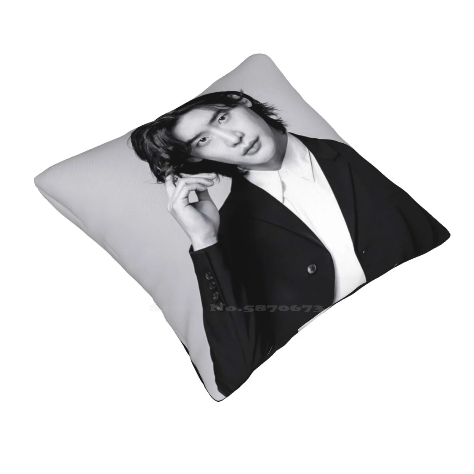 Lee Jong Suk ( Black And White ) 2022-3 Home Sofa Car Waist Throw Pillowcase While You Were Sleeping W Kdrama Korean Actor Lee