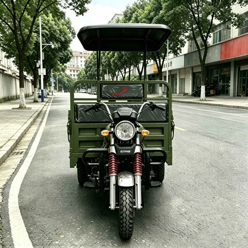 New tricycle motorcycle tricycle powered agricultural vehicle freight household cargo tricycle durable model
