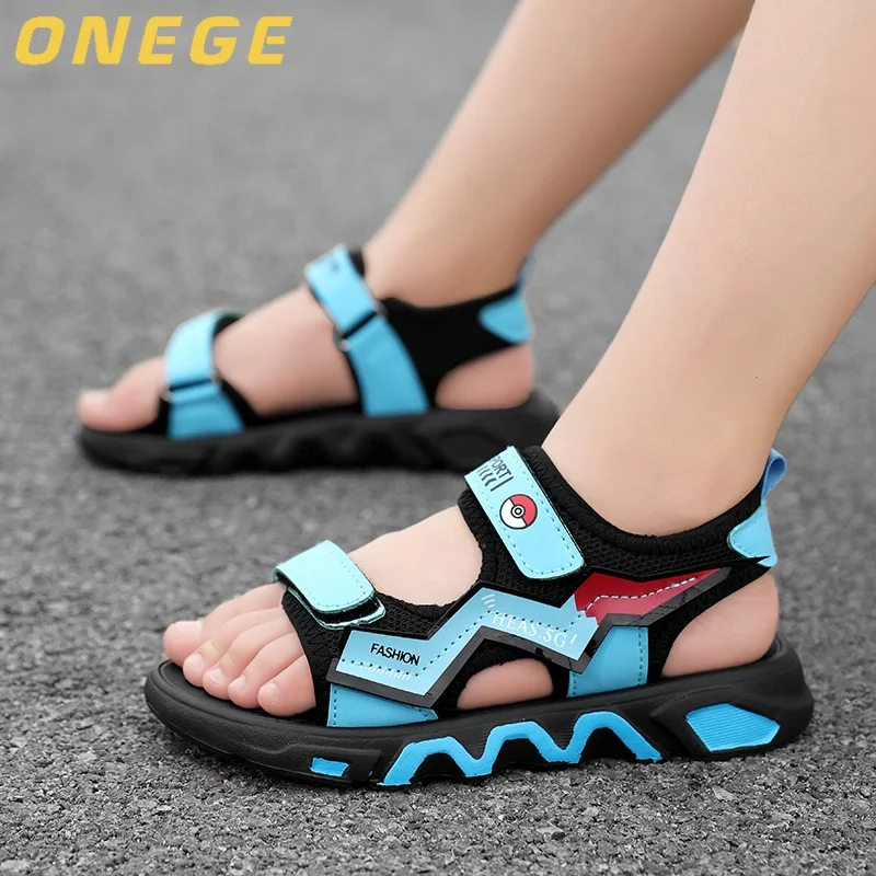 A Pair of Summer Fashionable Casual Children's Sandals for Boys, Simple Wear-Resistant Beach Shoes, Sports Outdoor Children's Shoes