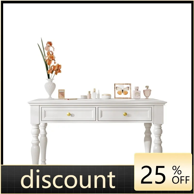 

LMM solid wood dresser bedroom master bedroom new high-value makeup table mirror