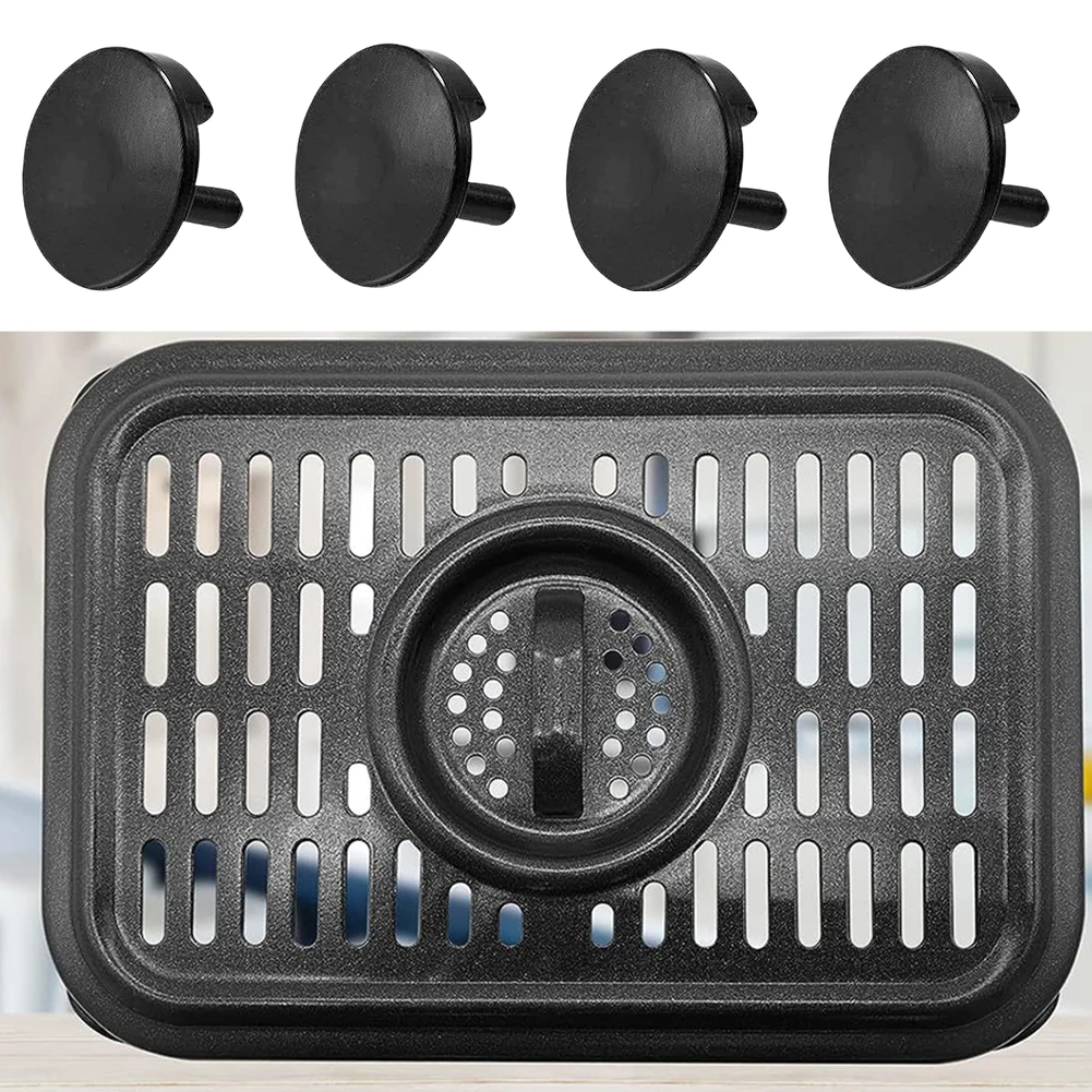 4/8Pcs Air Fryer Rubber Tips Replacement Cap Cover For Air Fryer Grill Pan For 4QT For AF100 AF101 AF161 Kitchen Tools Parts