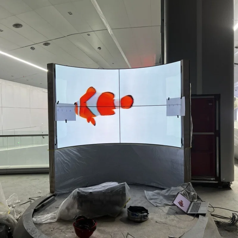 55-Inch 65-inch OLED Flexible Screen Curved Screen 4K Resolution Flexible OLED Display Source Factory Arc Screen