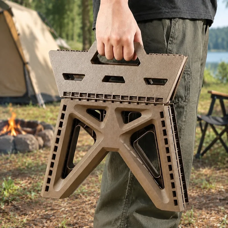 Portable Folding Stool, Heavy-Duty Build for Camping, Fishing, Beach Trips, and Outdoor Use