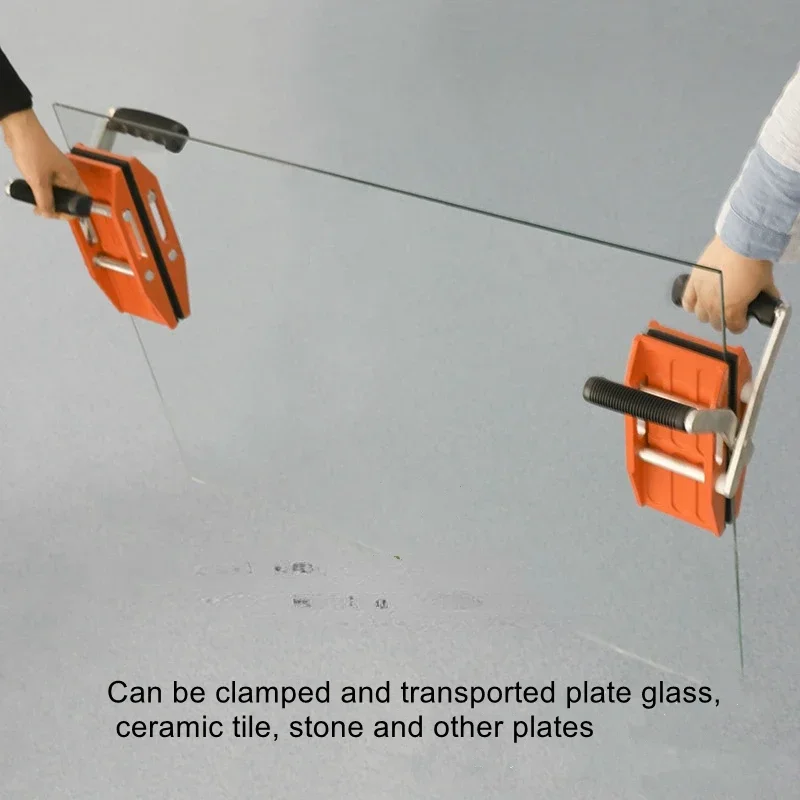 Manipulação de vidro, braçadeira de vidro, porta de vidro e placa de pedra, transporte, braçadeira para economizar trabalho, ferramenta de transporte