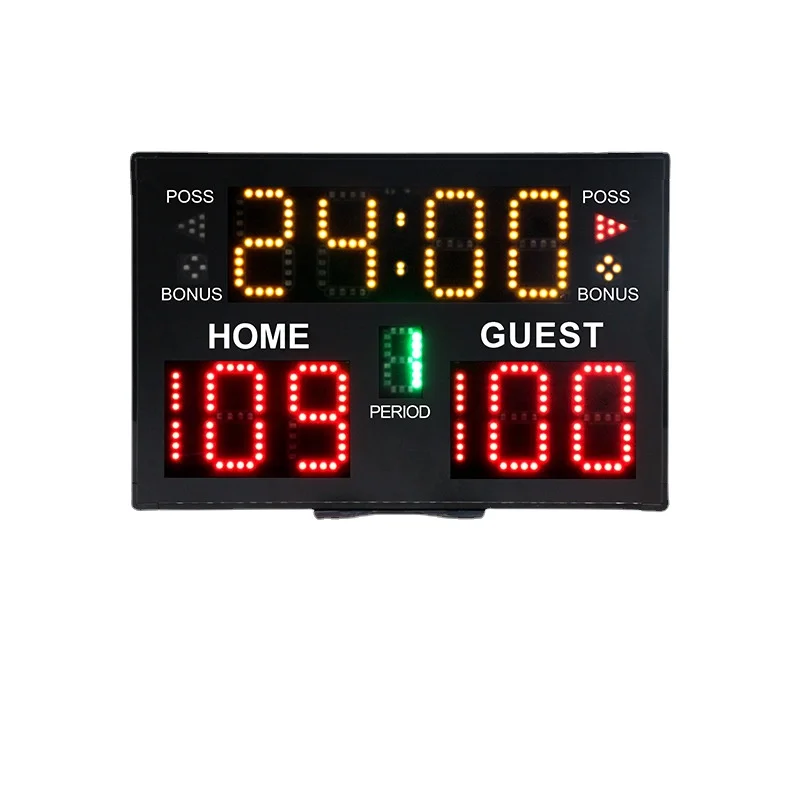 New Basketball Game Scoreboard Daily Training Ball Scoring Mode LED Scoreboard