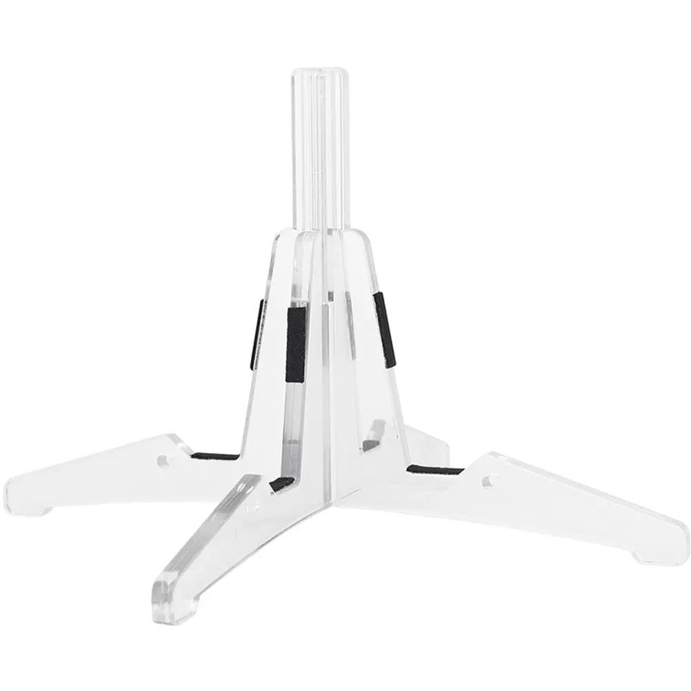 Detachable 4-Leg Clarinet Stand Sturdy ABS Construction Stable Support Anti-Scratch Bell Protection Clarinet Holder Flute Oboe