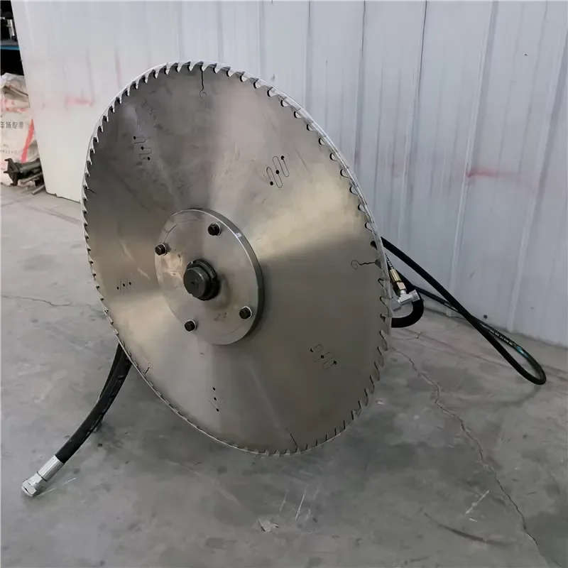 For Hydraulic Circular Saw Blade for 20 Ton Excavators Yellow Color 1 Year Warranty-Logging Timber Cutting Accessory