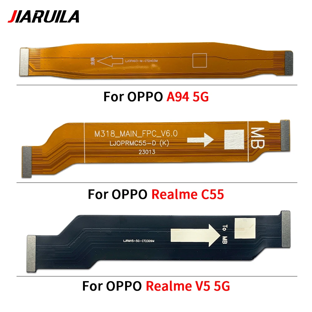 

10Pcs, Main FPC LCD Display Connect Mainboard Flex Cable For Oppo Realme A1K C3 C11 2020 C12 C15 C21Y C25Y C55 V5 5G Reno 7