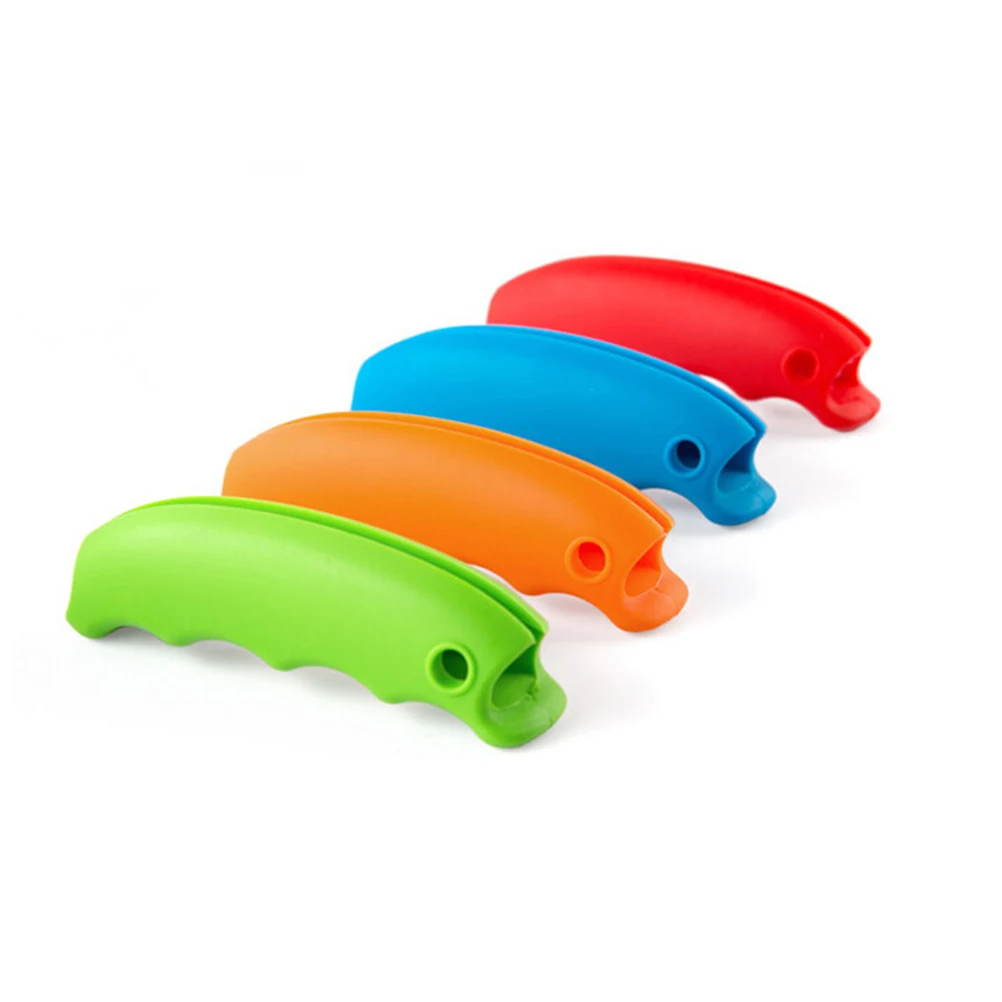 

Grocery Bag Holder Silicone Portable Handle Carrier Lock For Stroller Cart Kitchen Labor Saving Reusable Tote