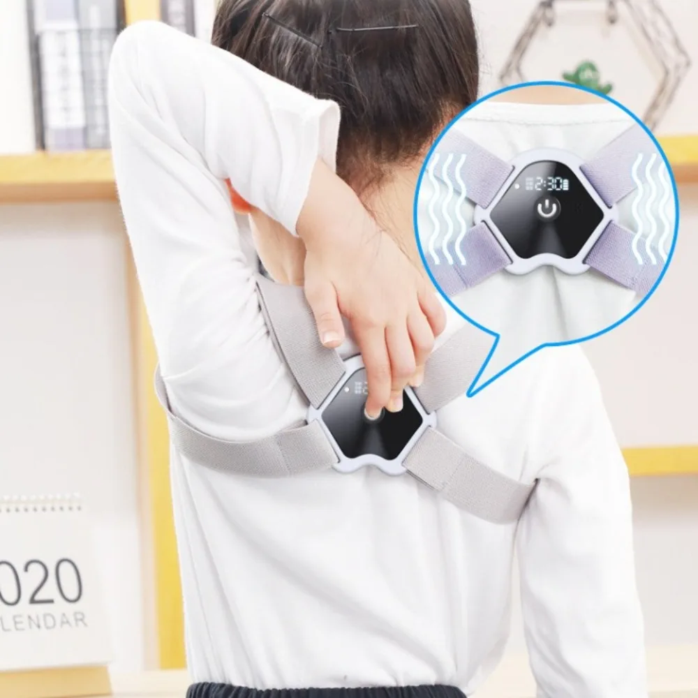 Intelligence Liquid Crystal Posture Corrector Back Brace Children Handwriting Posture Correction Device Spine Vibration Reminder